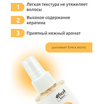 Сыворотка-спрей для волос кератиновая "SOS восстановление" 4fresh BEAUTY | интернет-магазин натуральных товаров 4fresh.ru - фото 4